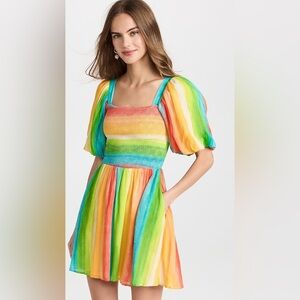 AMUR Campbell Rainbow Dress